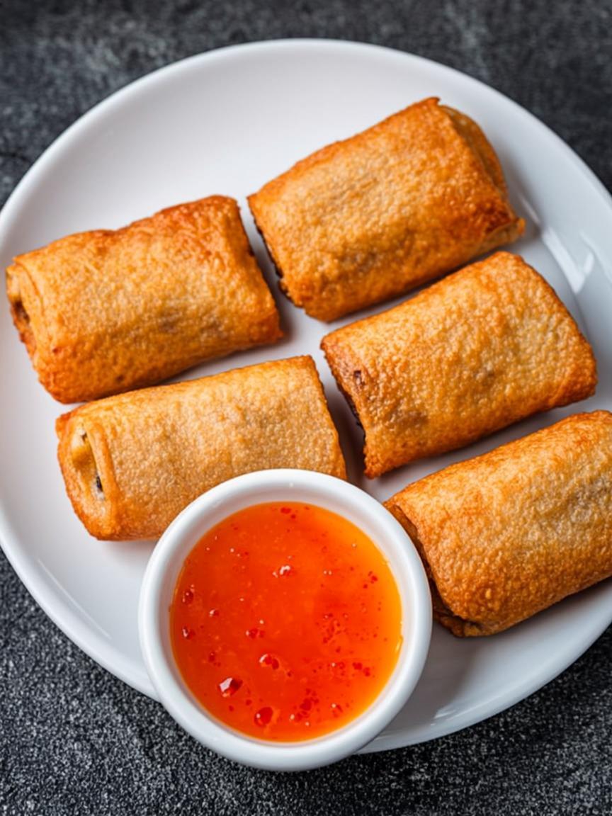 Lumpia with Sauce
